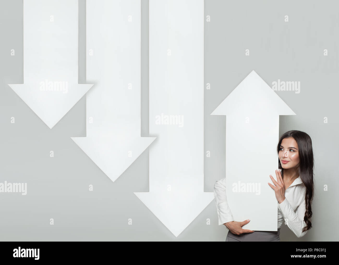 Infographics sales rising up hi-res stock photography and images - Alamy