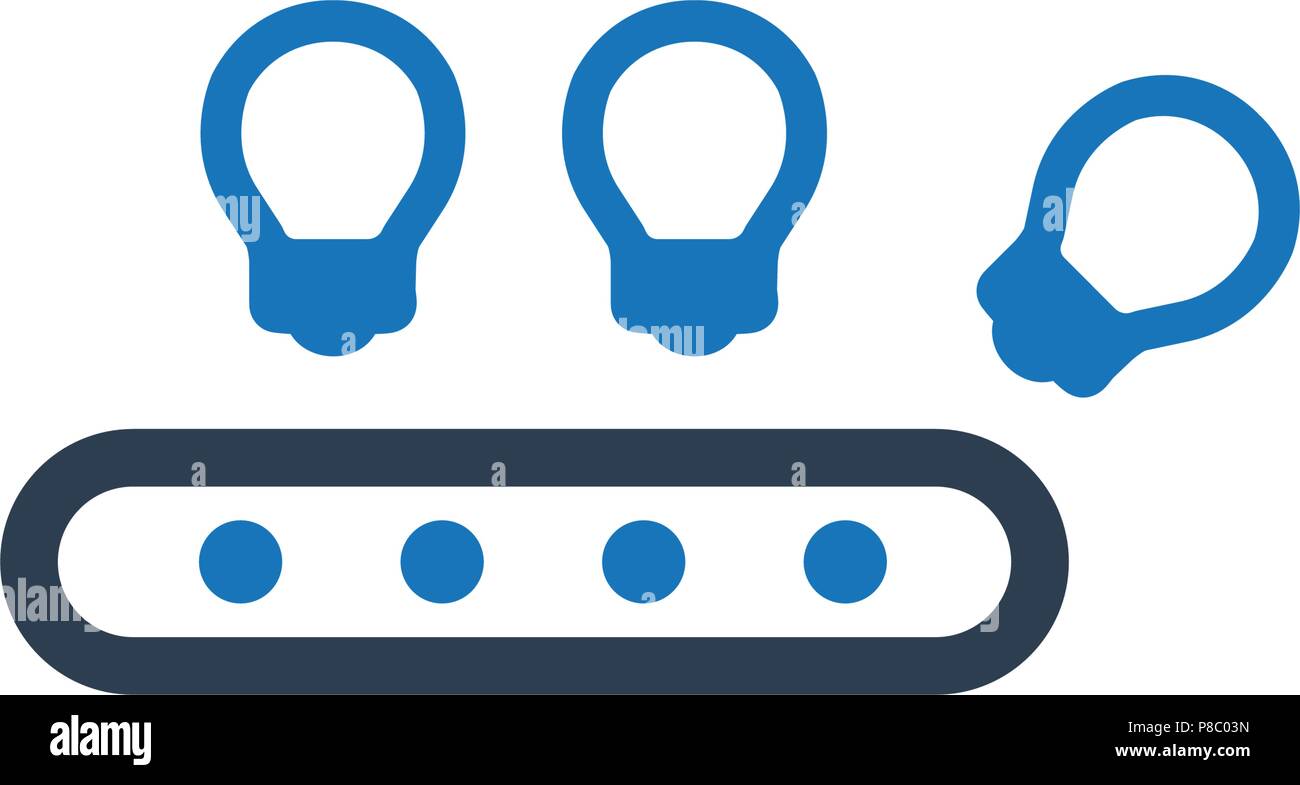 Idea Generation Icon Stock Vector