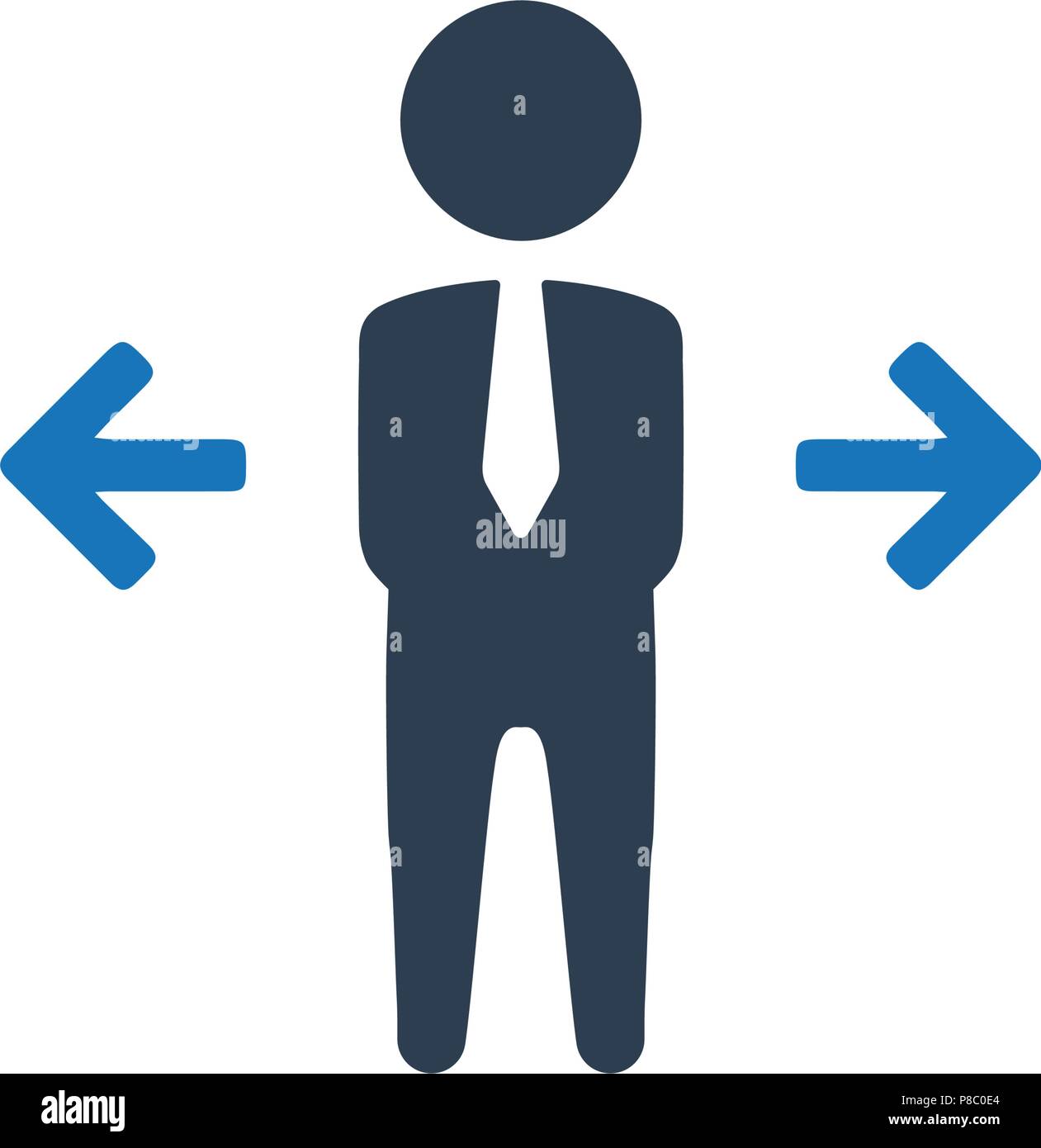 Business Decision Making Icon Stock Vector Image \u0026 Art - Alamy, image size:1261x1390