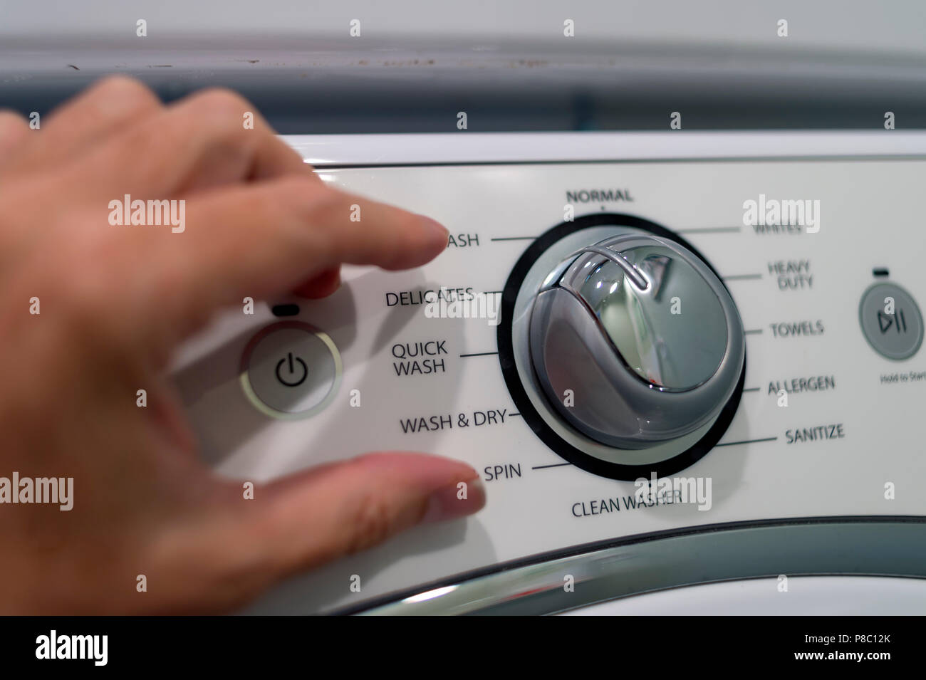 Washing Machine Dial High Resolution Stock Photography and Images Alamy