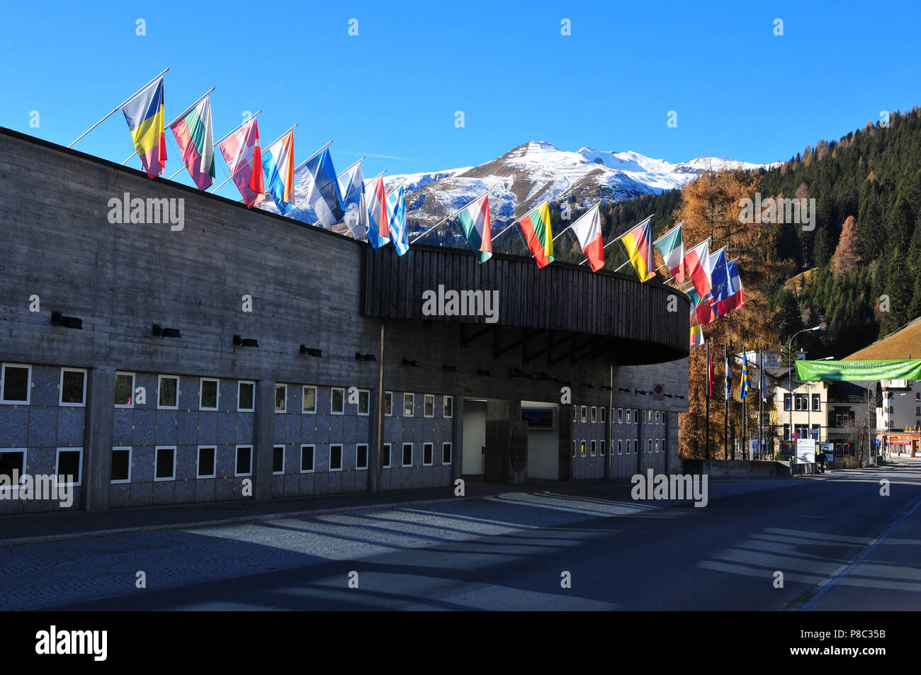The Davos Congress Center Where The World Economic Forum Takes Place P8C35B 