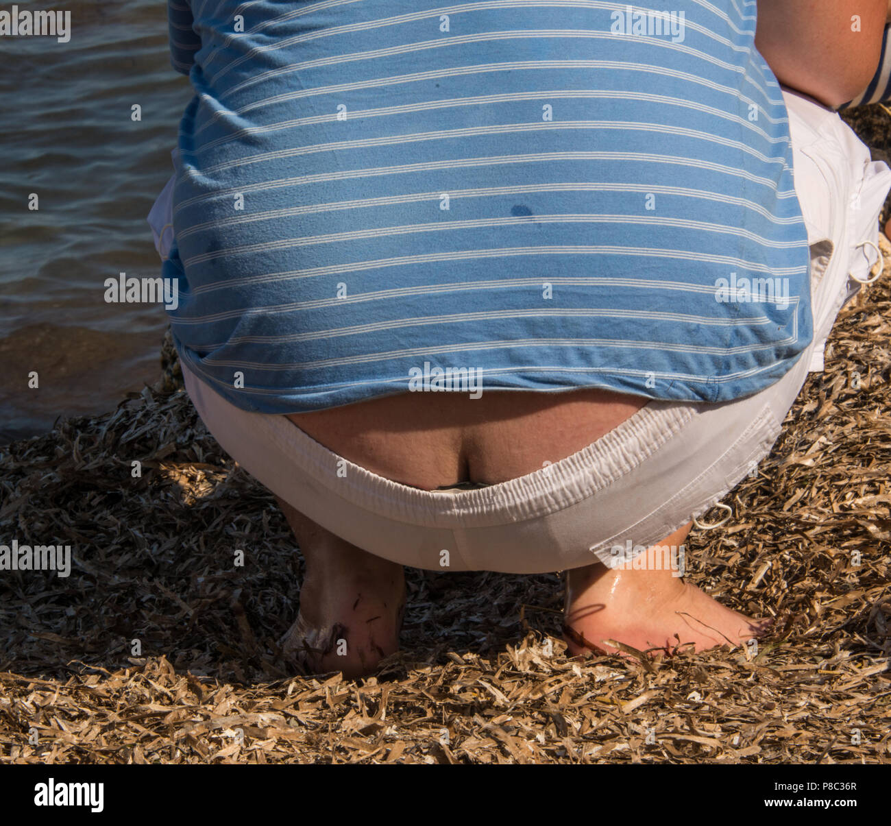 Builder's bum hi-res stock photography and images - Alamy