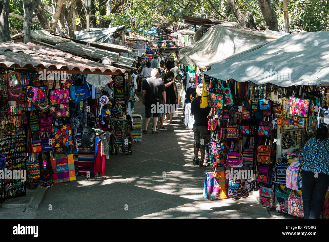 PUERTO VALLARTA, MEXICO March 10, 2018 Tourist buying from an array