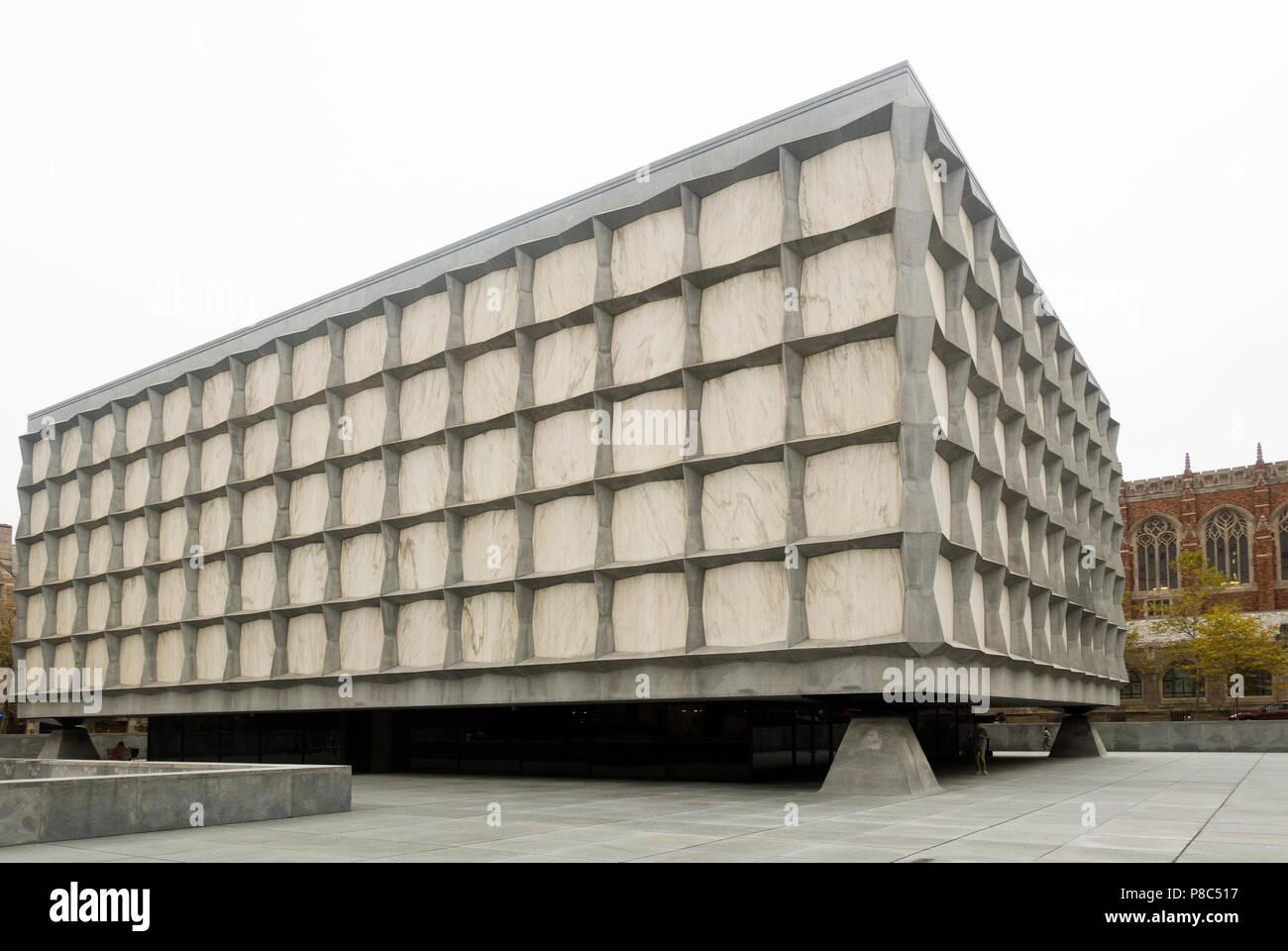 Beinecke Rare Book and Manuscript library at Yale New Haven CT Stock Photo