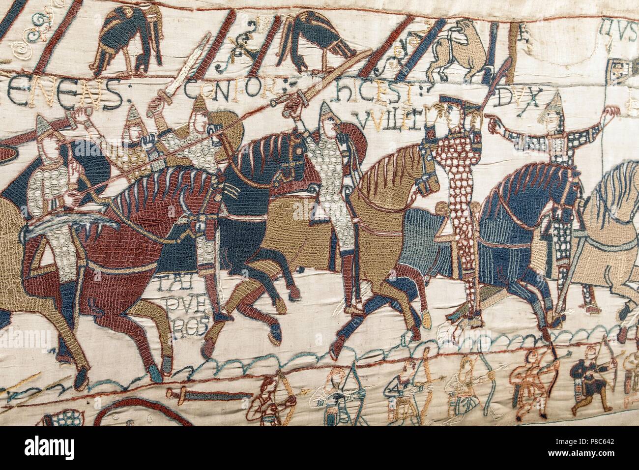 Bayeux tapestry harold arrow hires stock photography and images Alamy