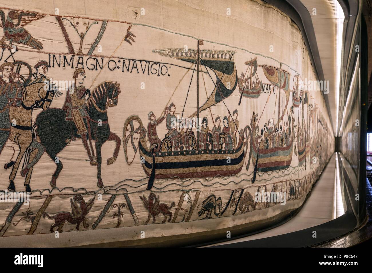 THE BAYEUX TAPESTRY, CALLED THE TAPESTRY OF QUEEN MATILDA, MEDIEVAL