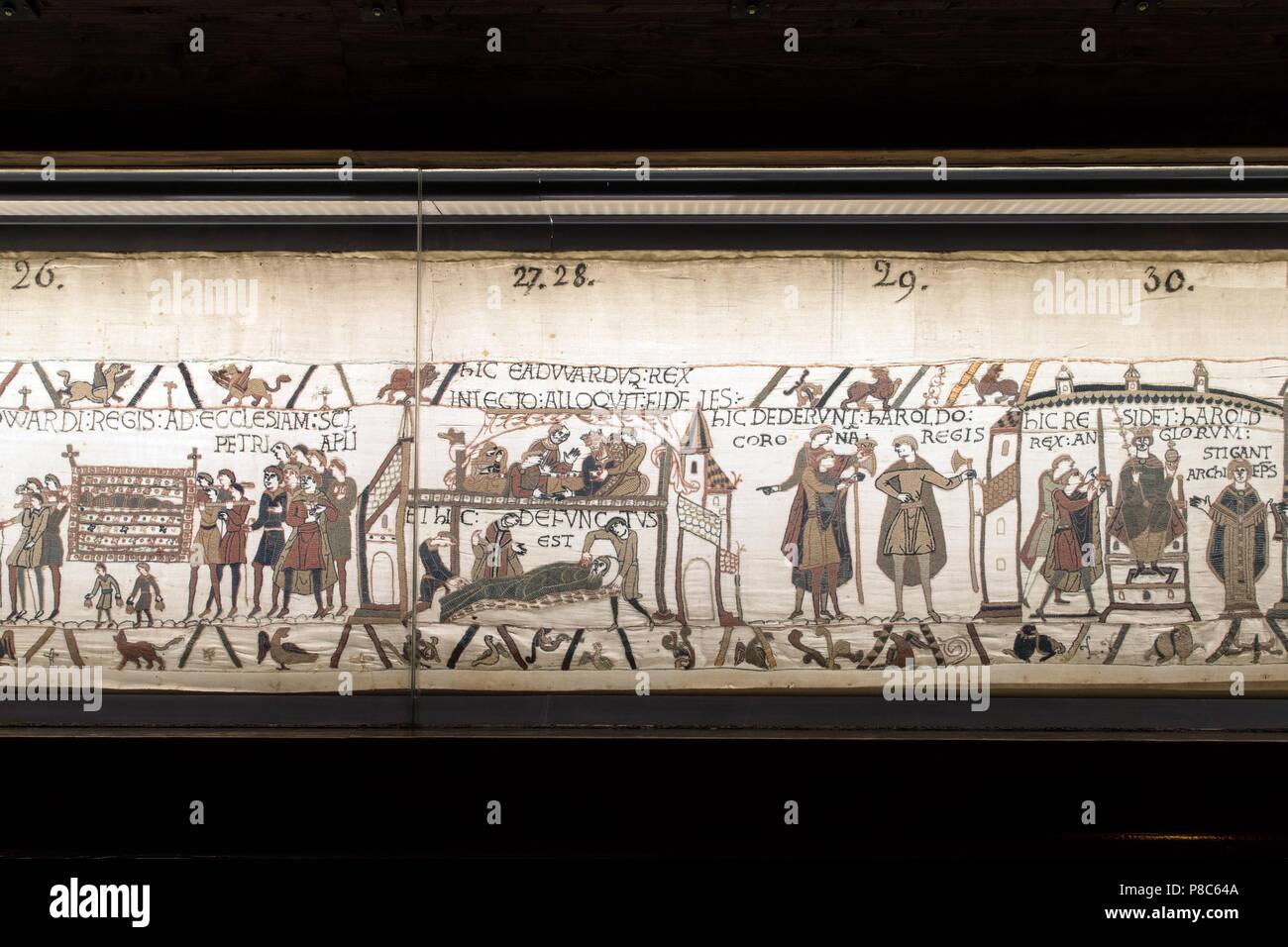 THE BAYEUX TAPESTRY, CALLED THE TAPESTRY OF QUEEN MATILDA, MEDIEVAL
