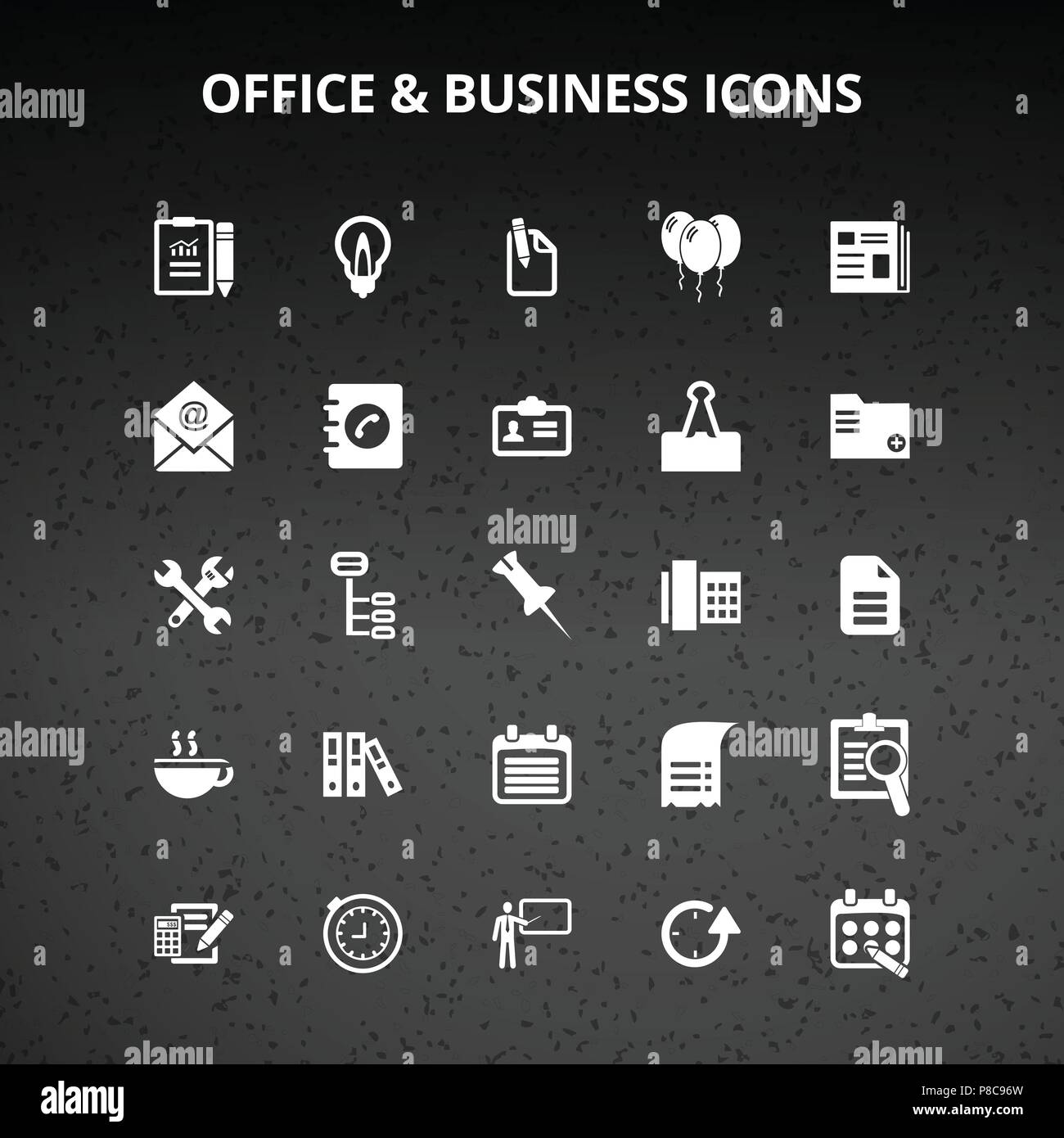 Office and Business Icons - For web design and application interface ...