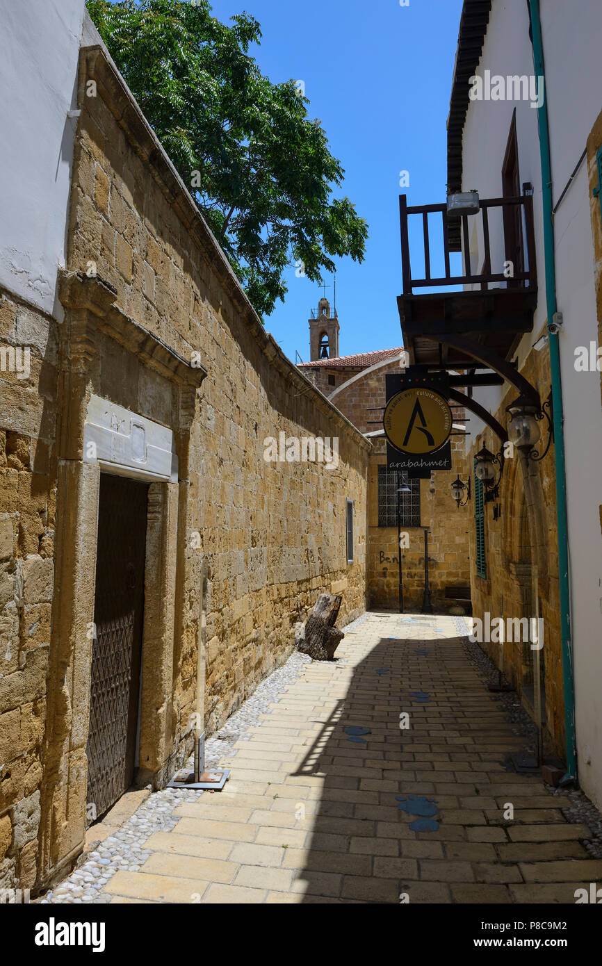 Exterior wall of the restored Armenian Church and Monastery in North