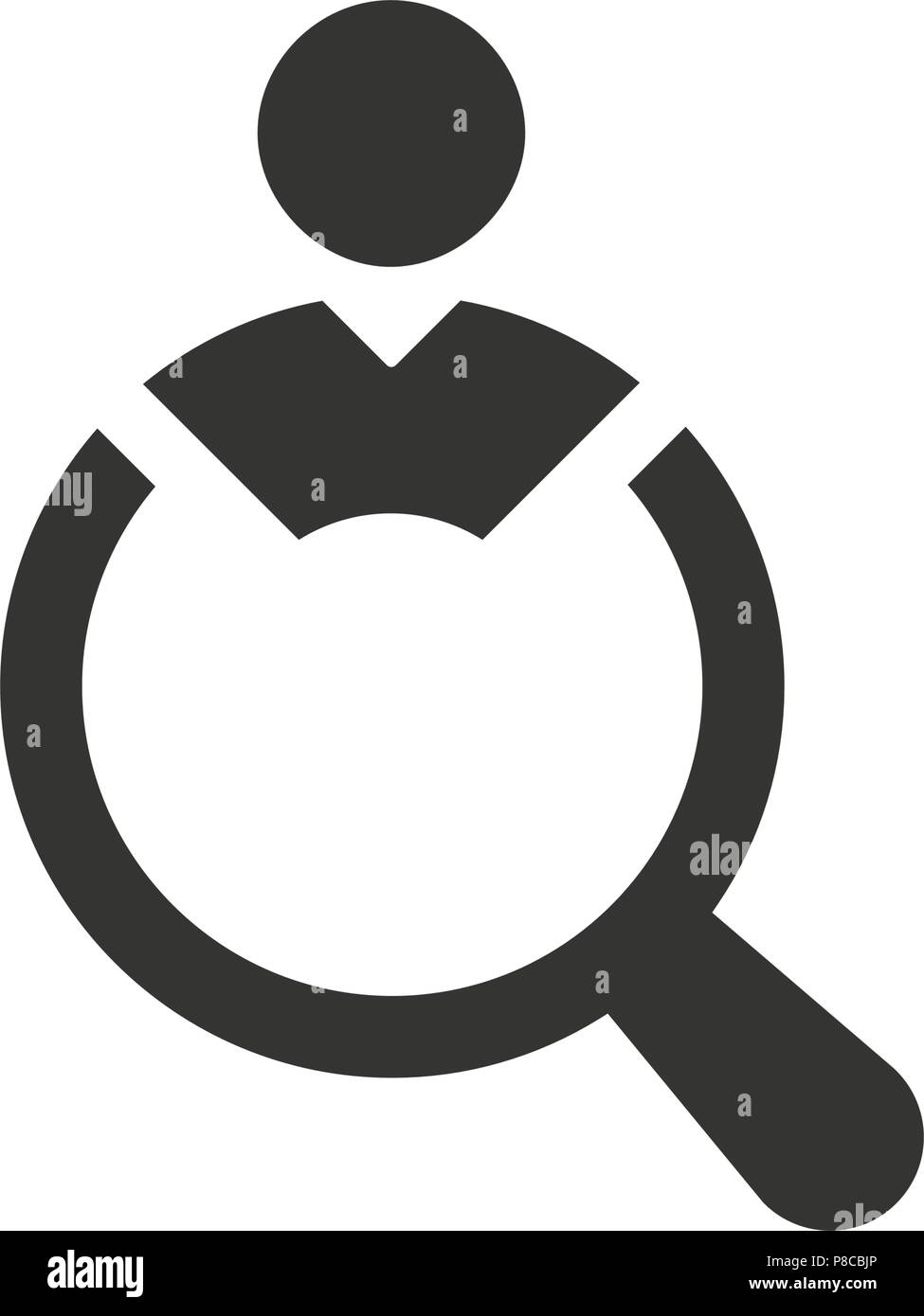 Search Job Icon Stock Vector