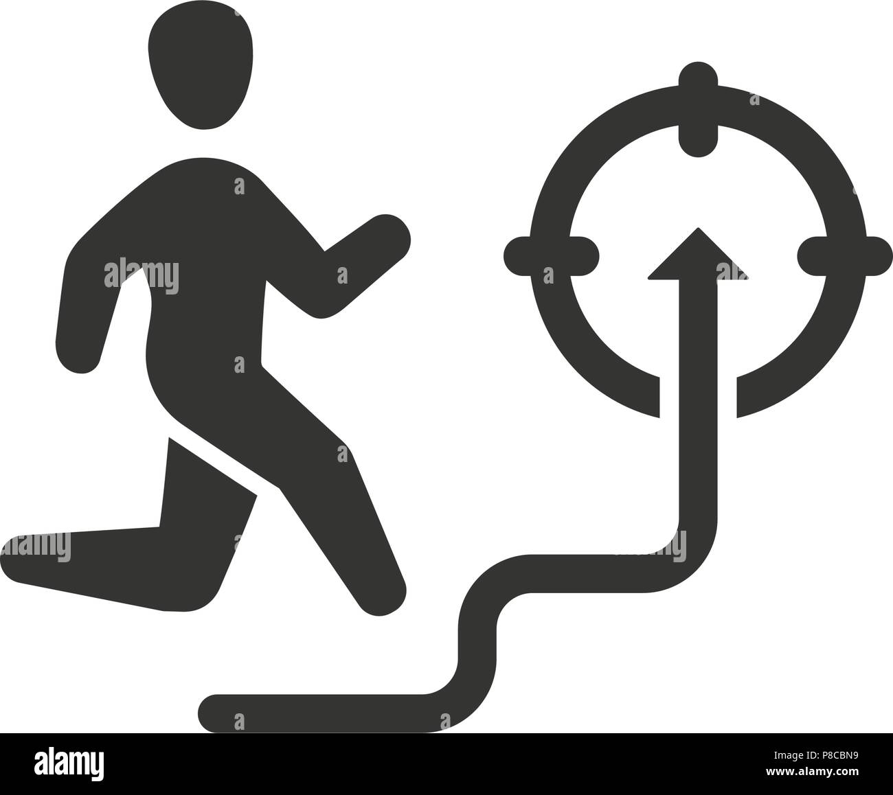 Business Target Icon Stock Vector Image & Art - Alamy