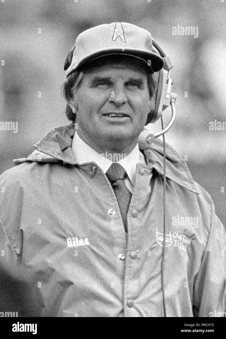 San Francisco, California, USA. 8th Nov, 1987. San Francisco 49ers vs Houston  Oilers at Candlestick Park Sunday, November 8, 1987. 49ers Beat Oilers  27-20. Huston Oilers Wide Receiver Ernest Givins Credit: Al