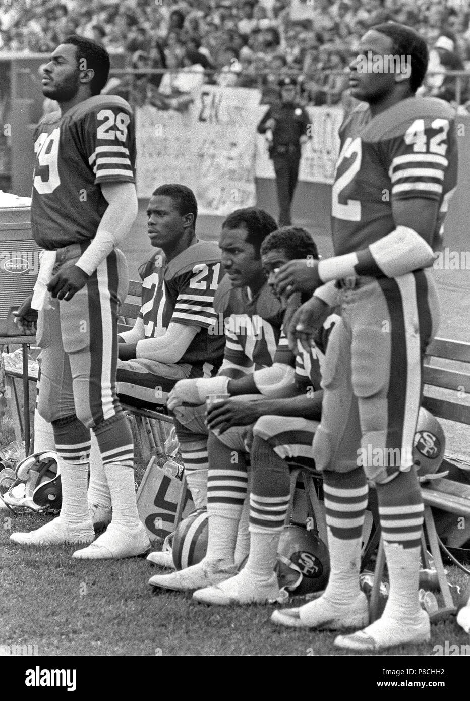 Falcons players Black and White Stock Photos & Images Alamy