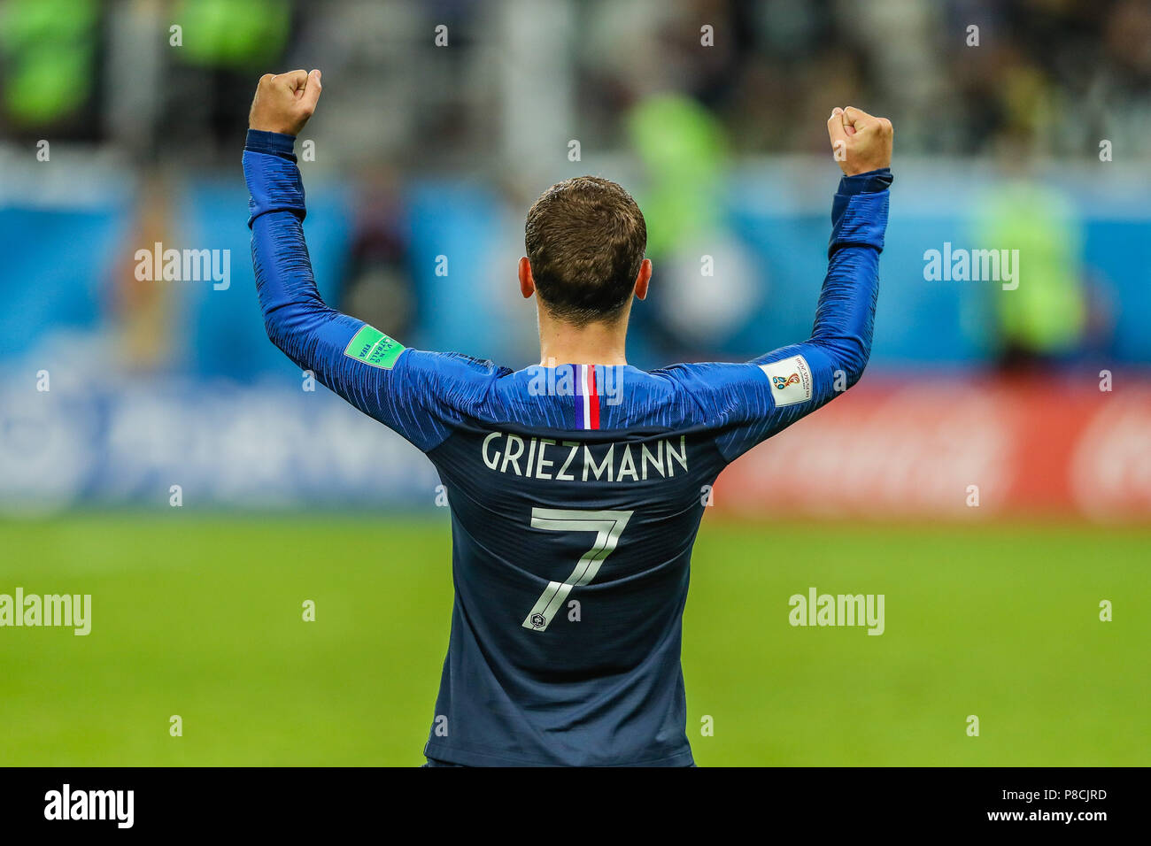 St. Petersburg, Russia. 10th July 2018. Antoine Griezmann of France during match against Belgium valid for the semi-finals of the Glass of the World of Russia in the Stadium St Petersburg in the city of Saint Petersburg in Russia on Tuesday, 10 (Photo: William Volcov / Brazil Photo Press) Credit: Brazil Photo Press/Alamy Live News Stock Photo