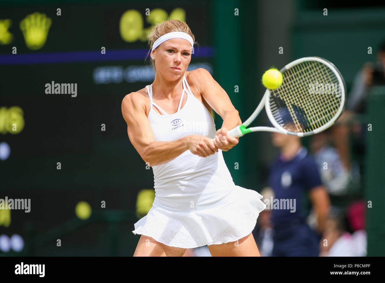 London, UK. 10th July, 2018. Camila Giorgi (ITA) Tennis : Camila Giorgi ...