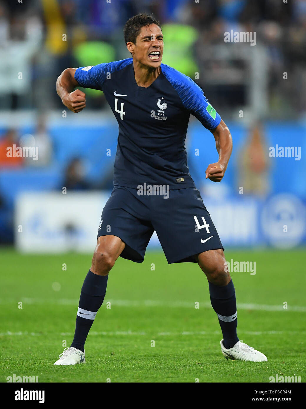 Final Jubilation Raphael Varane France Is Looking Forward To The Finals Ges Football World Cup 2018 Russia Semi Finals France Belgium 10 07 2018 Ges Soccer Football Worldcup 2018