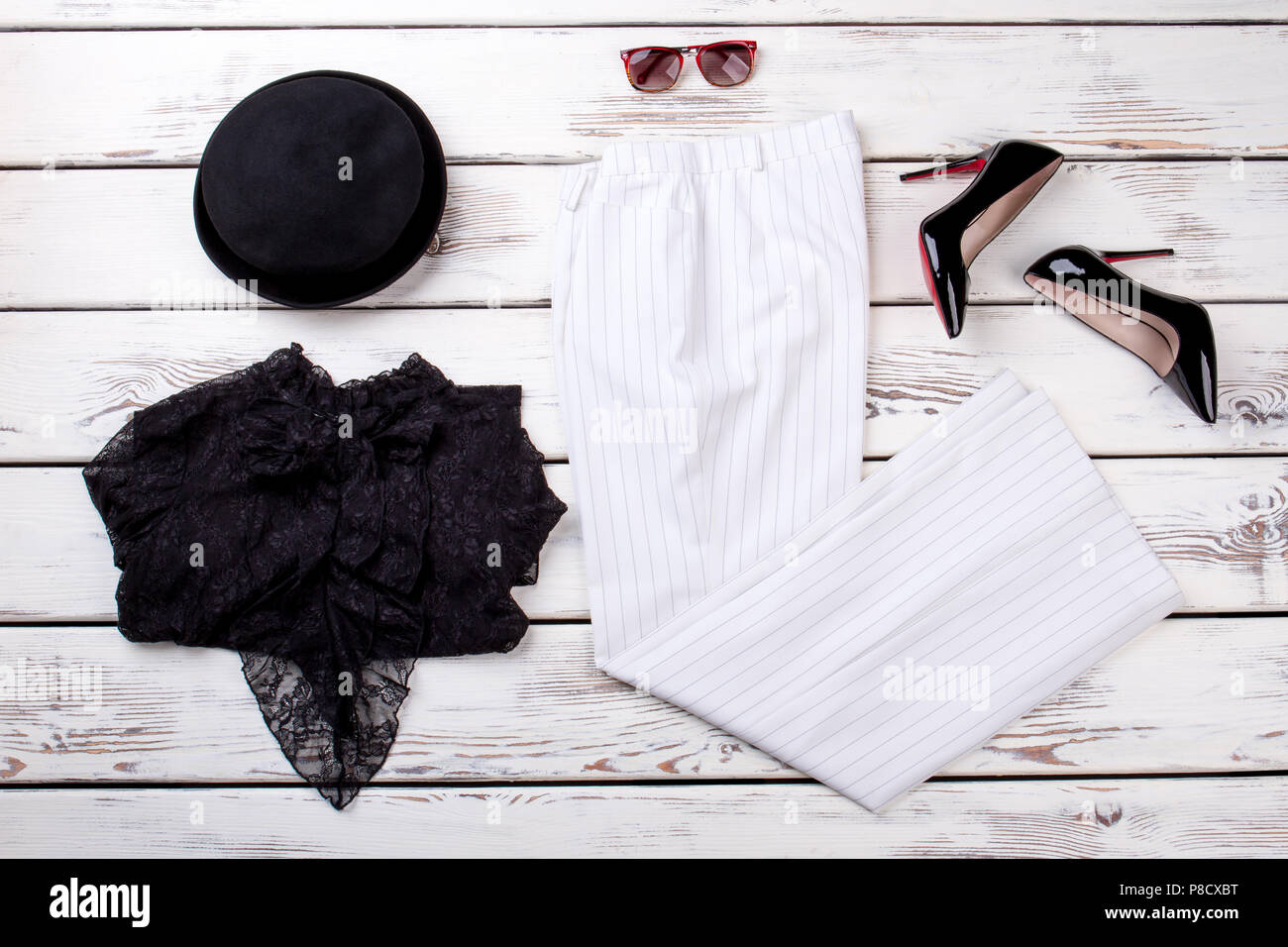 Lay out clothes hi-res stock photography and images - Alamy