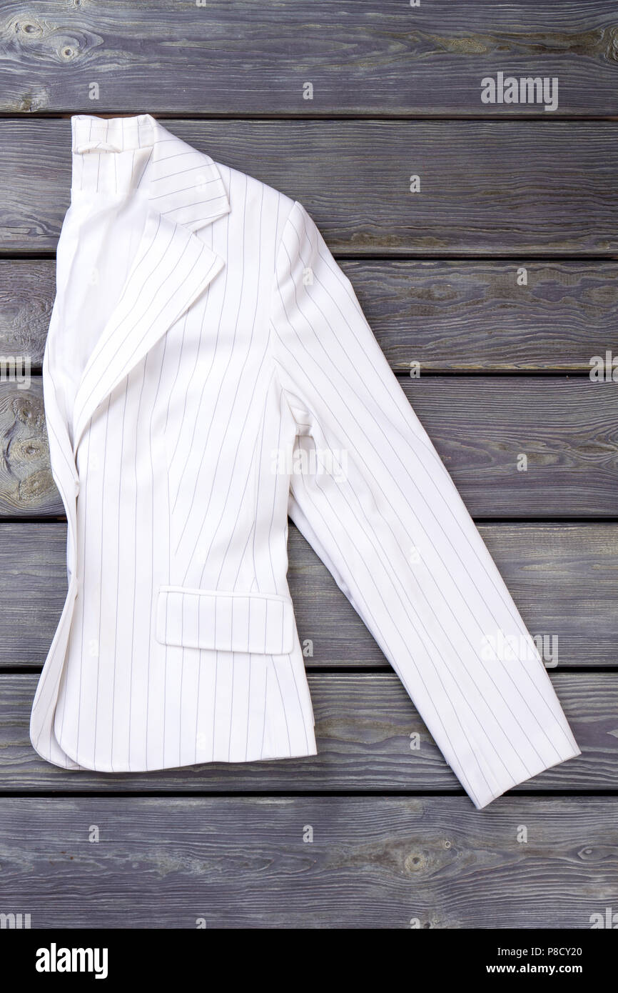 Folded business jacket with sleeve Stock Photo Alamy