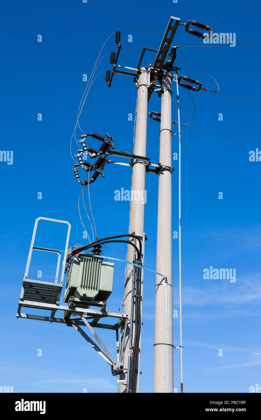 Transformer & isolators, electricity Stock Photo - Alamy