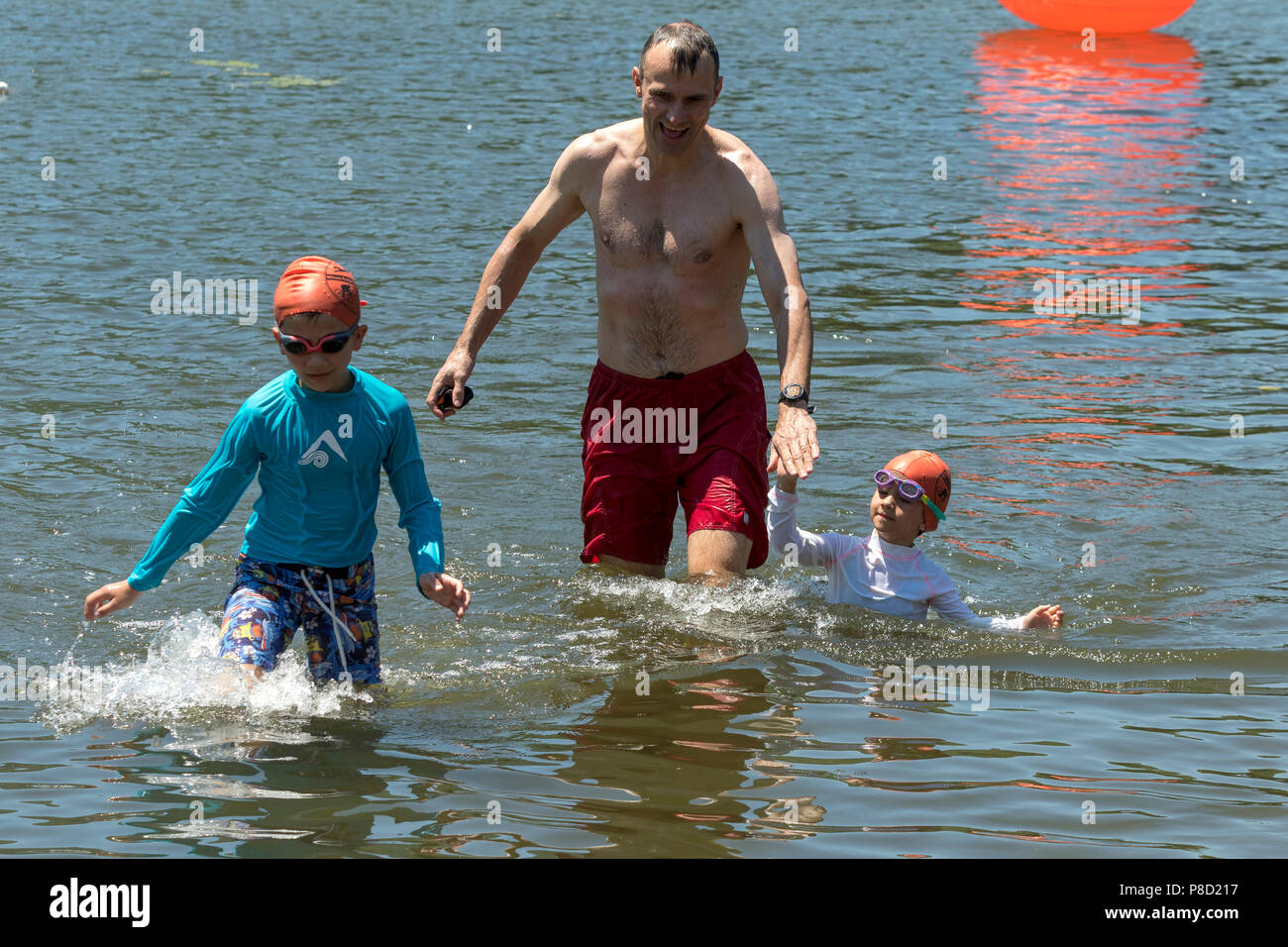 2018 Stissing Kid's Triathlon Stock Photo