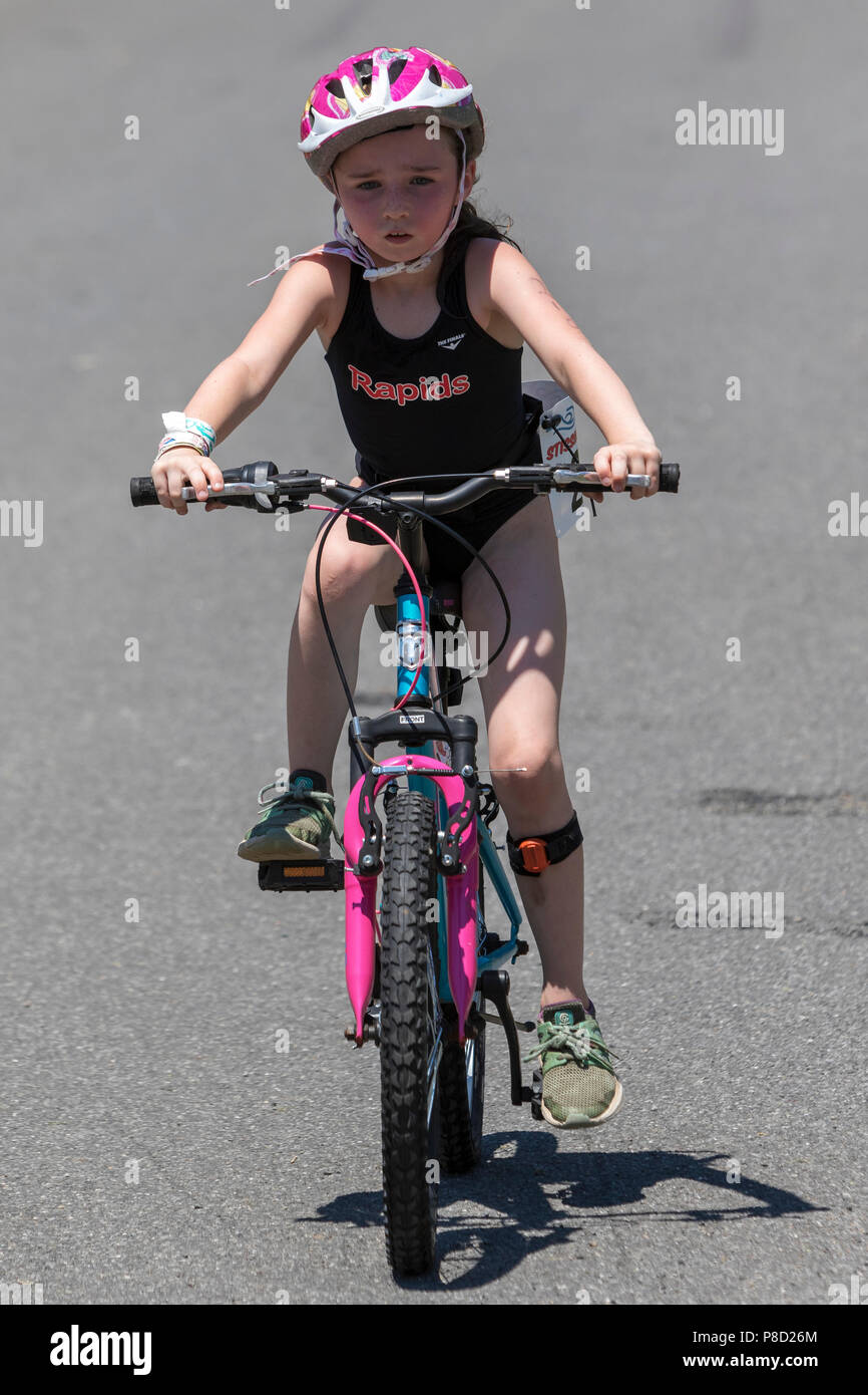 2018 Stissing Kid's Triathlon Stock Photo