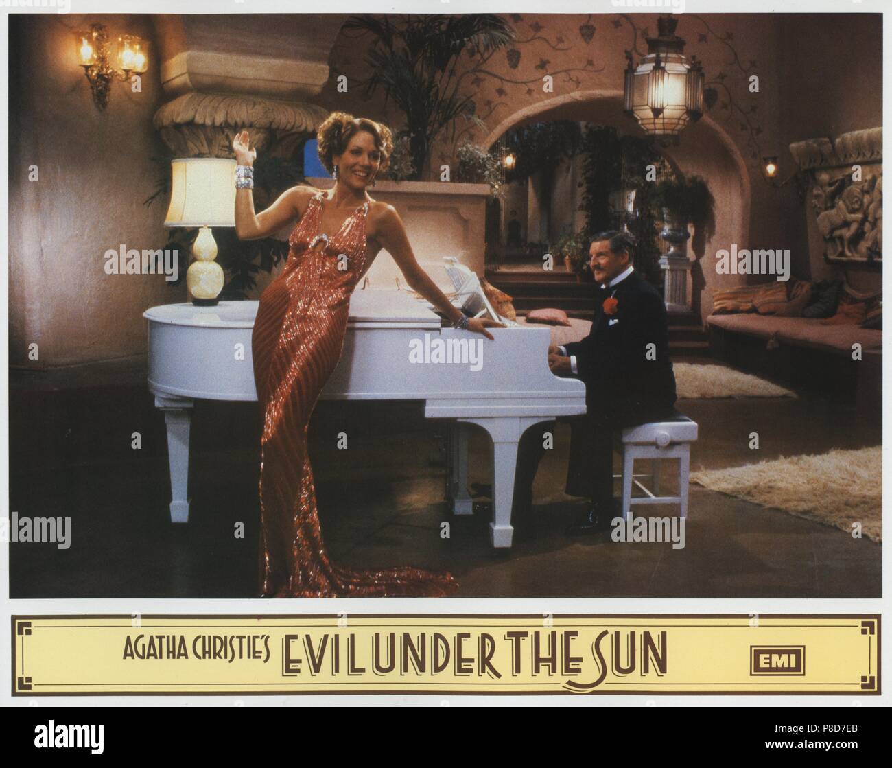 Evil under the Sun (1982) Denis Quilley, Diana Rigg, Date: 1964 Stock