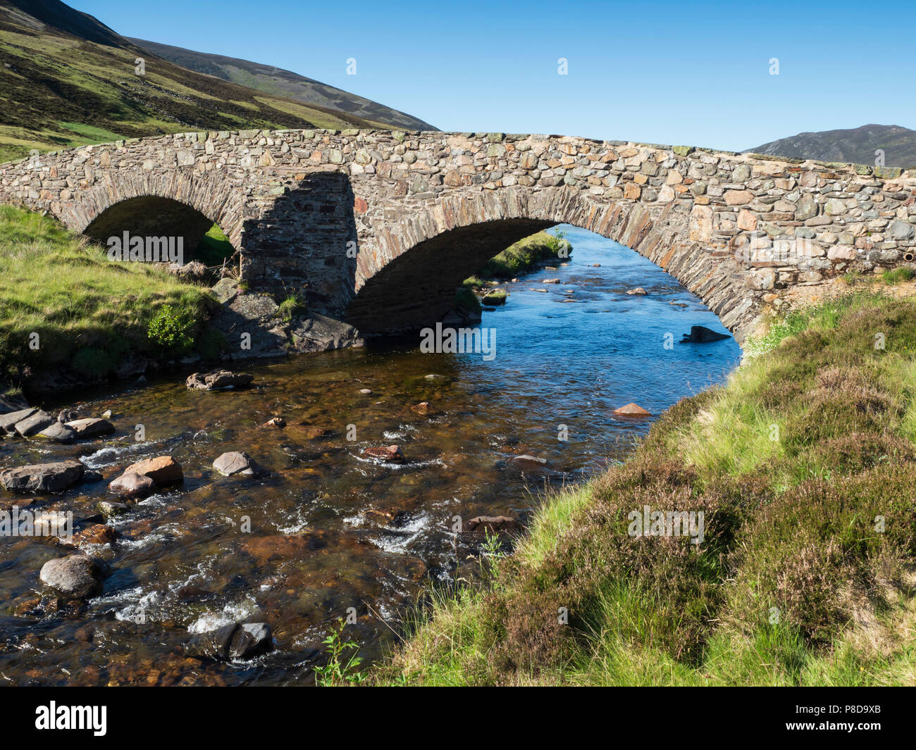 Cairngorm national park glenshee bridge hi-res stock photography and ...