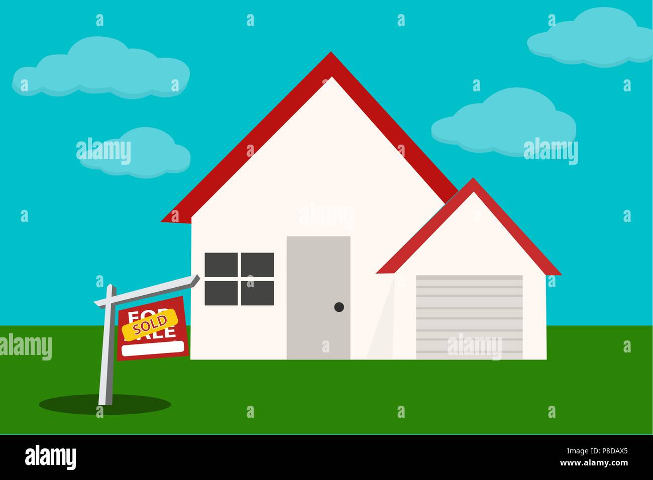 Vector to illustrate the real estate concept Stock Vector Image & Art ...