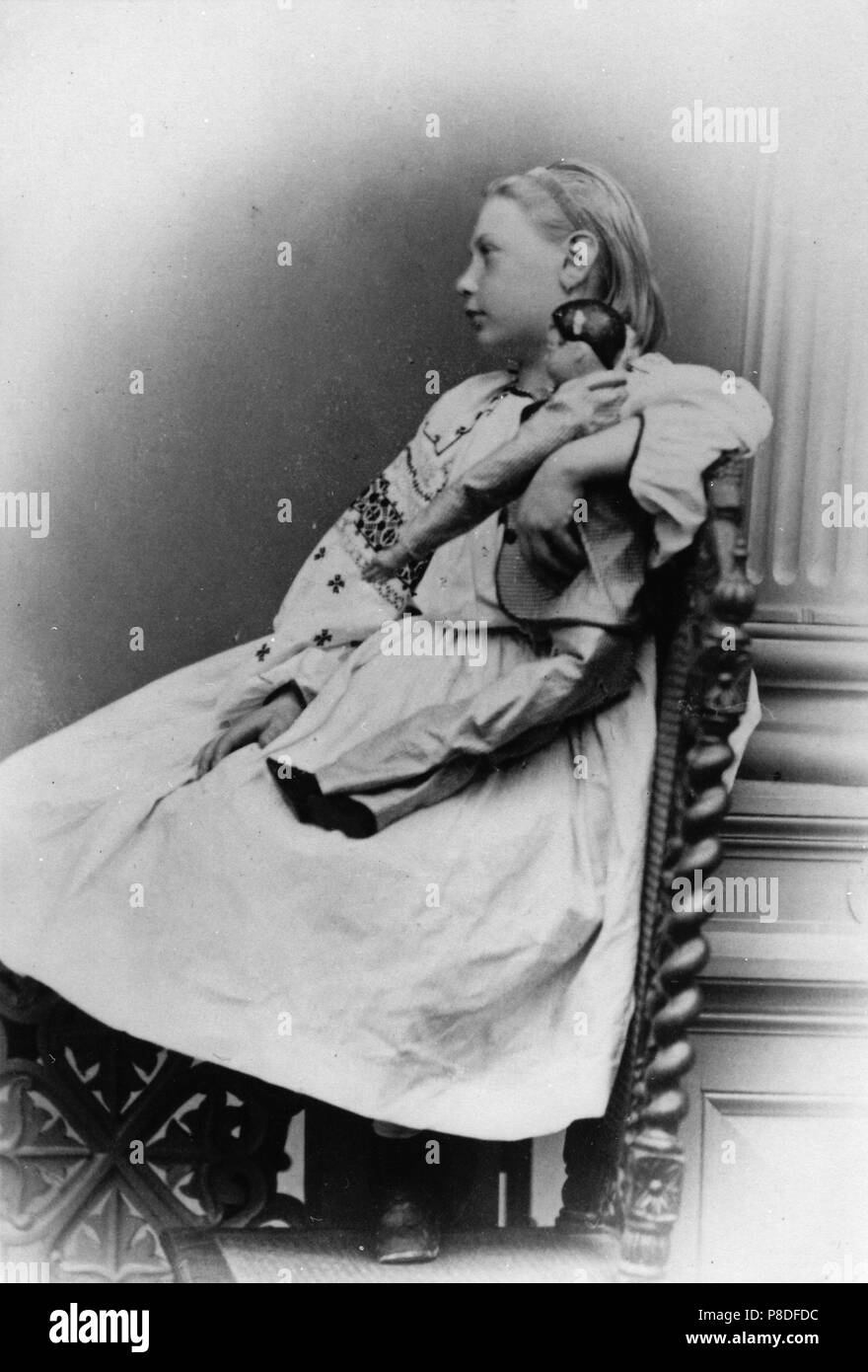 Portrait of Grand Duchess Vera Constantinovna of Russia (1854-1912). Museum: Russian State Film and Photo Archive, Krasnogorsk. Stock Photo