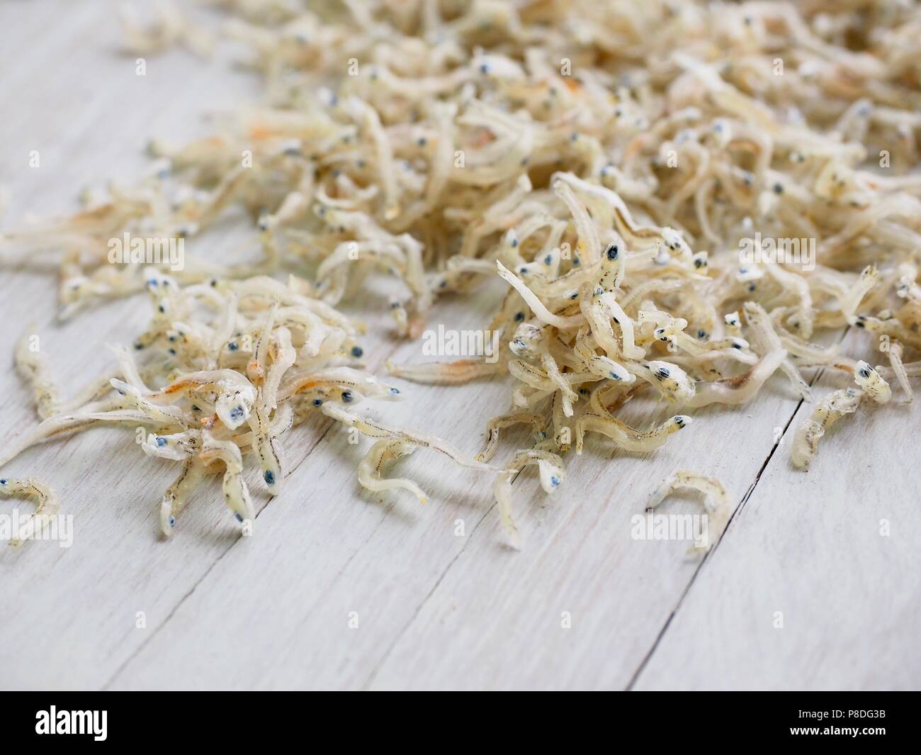 Asian food Dried anchovy Stock Photo Alamy