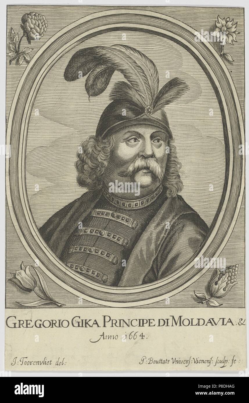 Grigore I Ghica (1628-1675), Prince of Wallachia. Museum: PRIVATE COLLECTION. Stock Photo