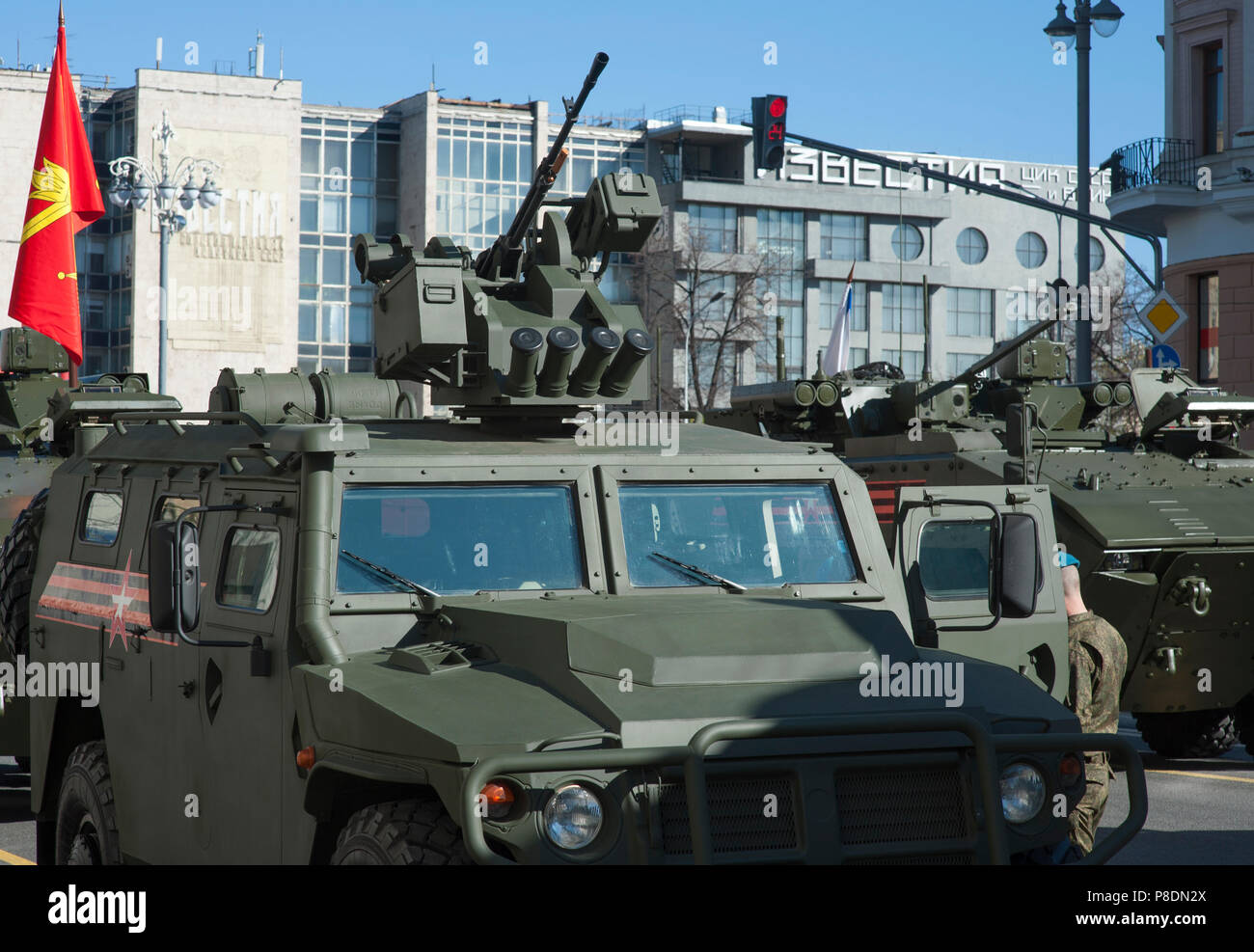 MOSCOW, RUSSIA MAY 07, 2017 Russian antitank guided missile (CTR