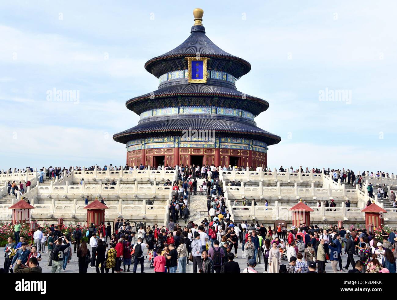 The temple of heaven in Peking (China), 03 October 2017. | usage worldwide Stock Photo