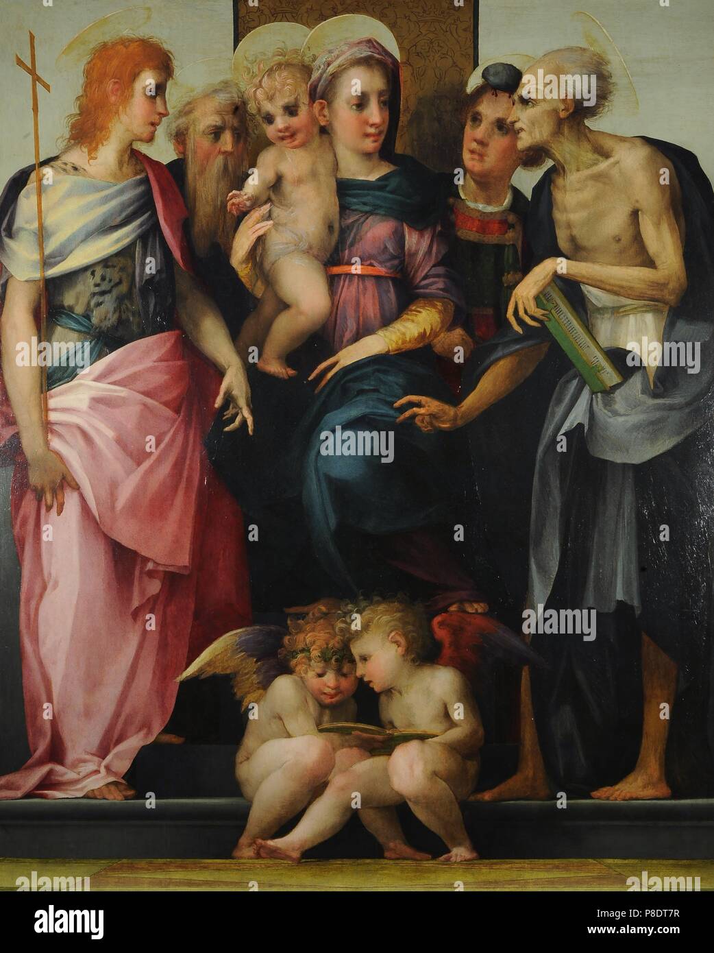 Rosso fiorentino madonna dello spedalingo hi-res stock photography