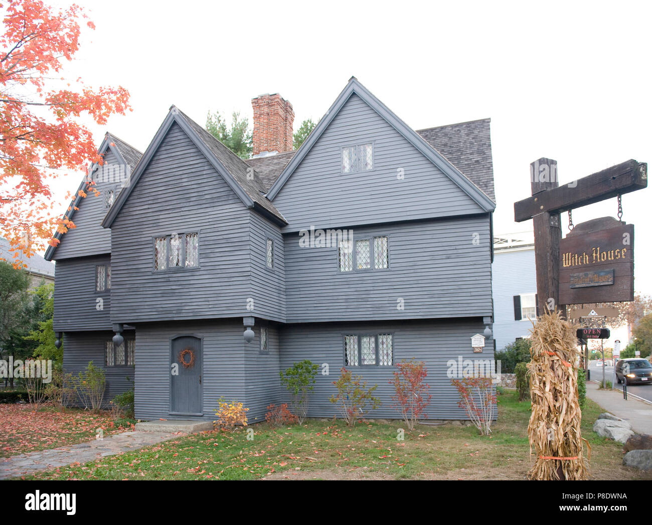 Witch House in Salem MA Stock Photo