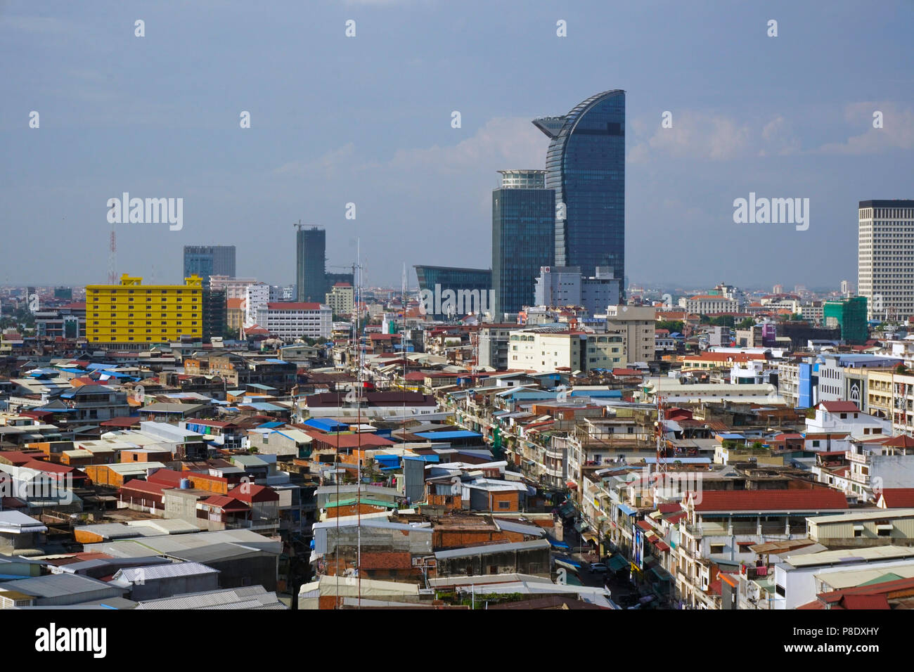 Phnom Penh skyline, Cambodia Stock Photo - Alamy