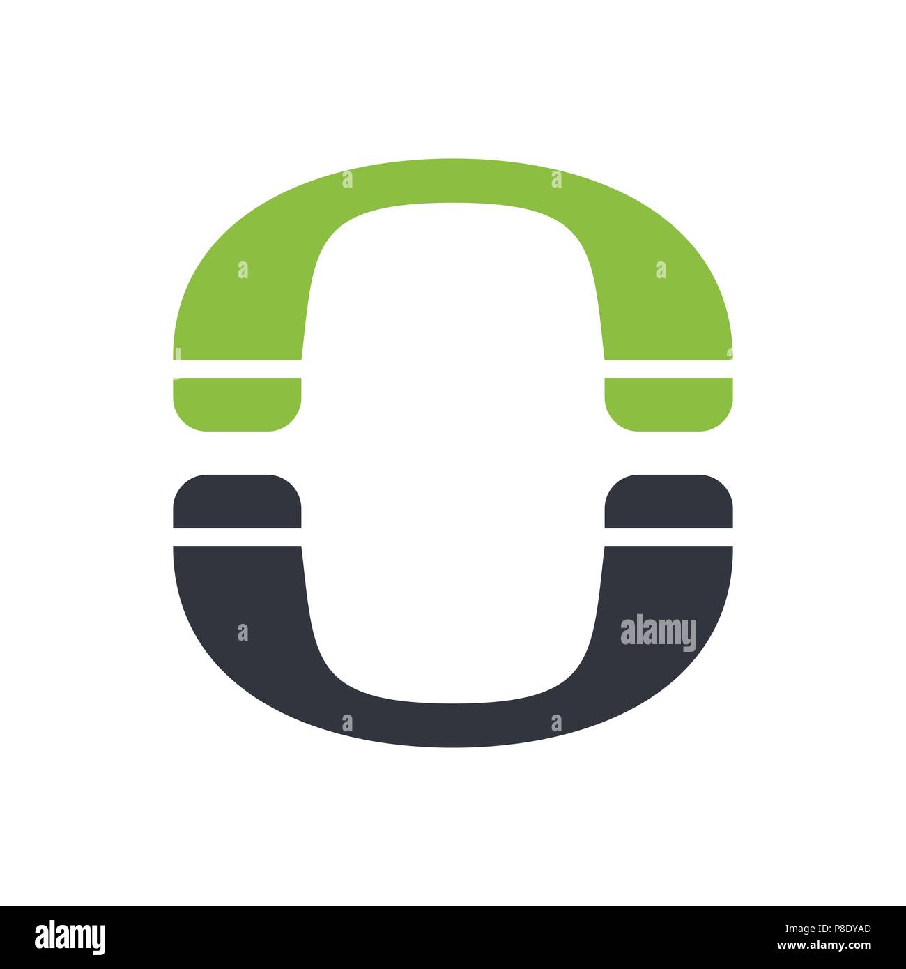 Phone Initial O Lettermark Vector Symbol Graphic Logo Design Stock Vector