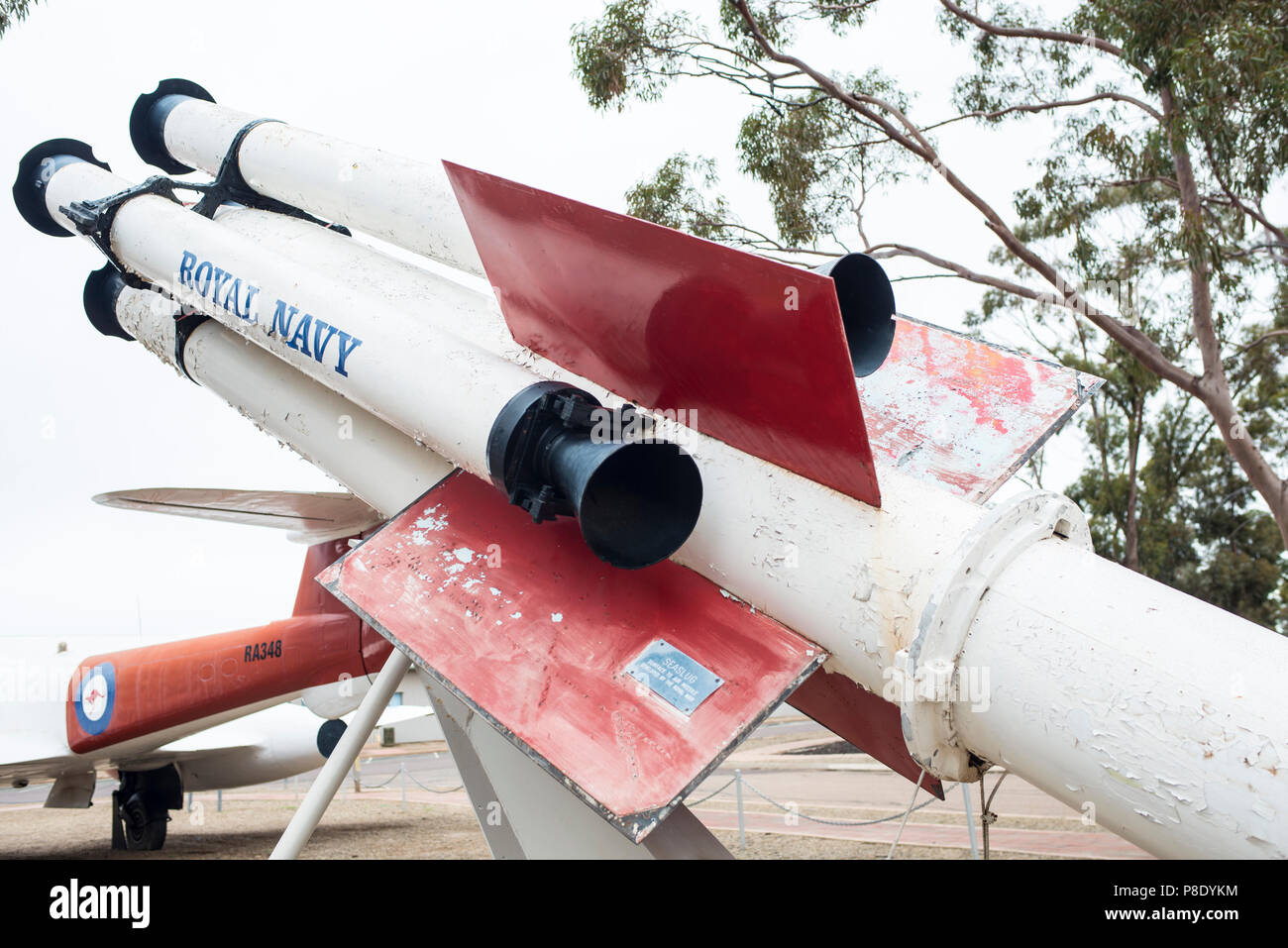 Seaslug SAM, Woomera rocket range Stock Photo Alamy