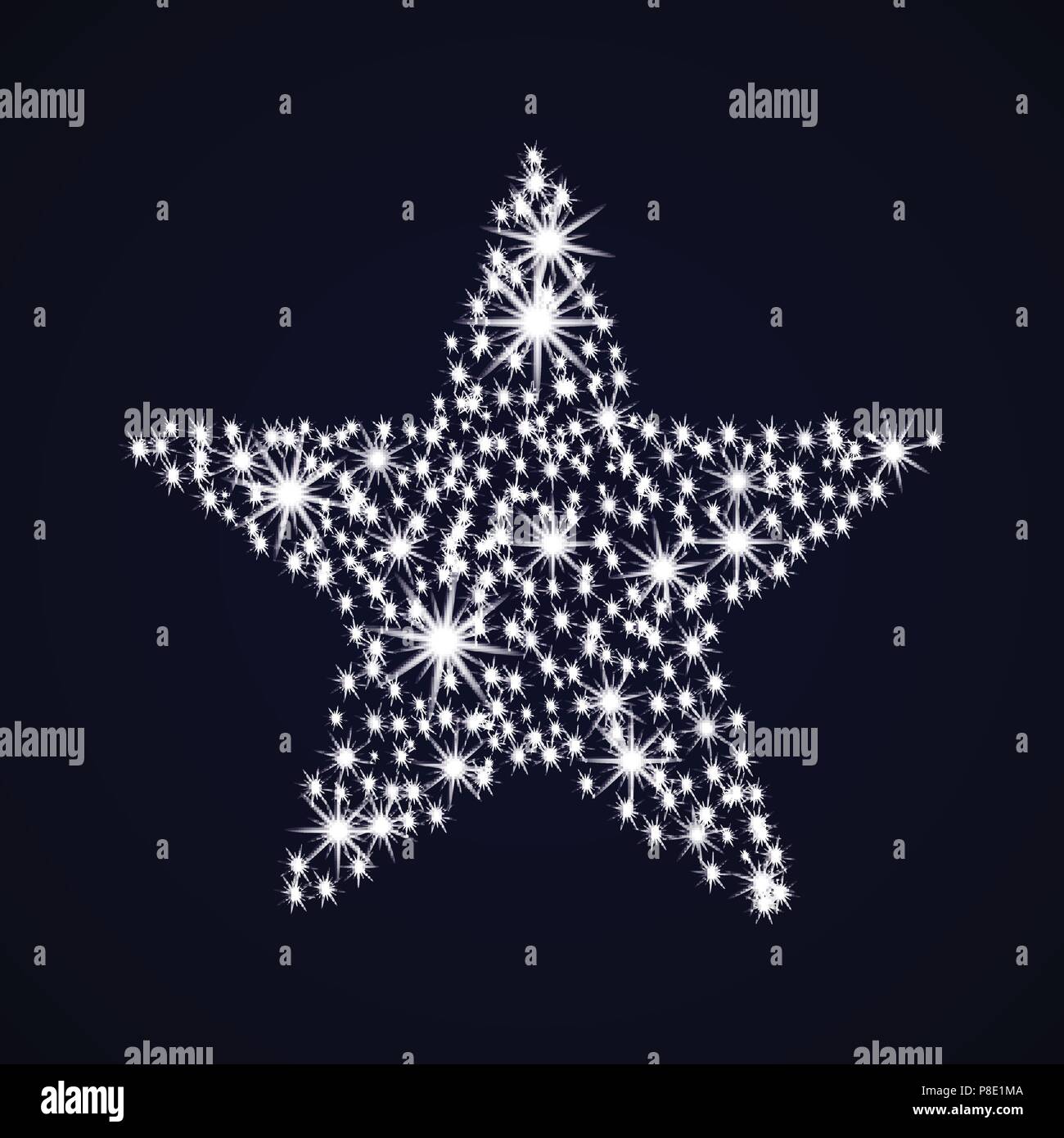 Night sky with sparkle star Stock Vector Image & Art Alamy
