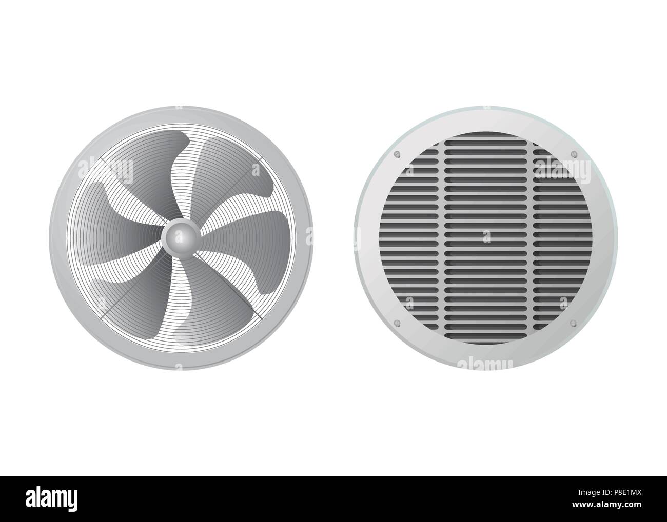Airflow ventilation rotor Stock Vector Images - Alamy