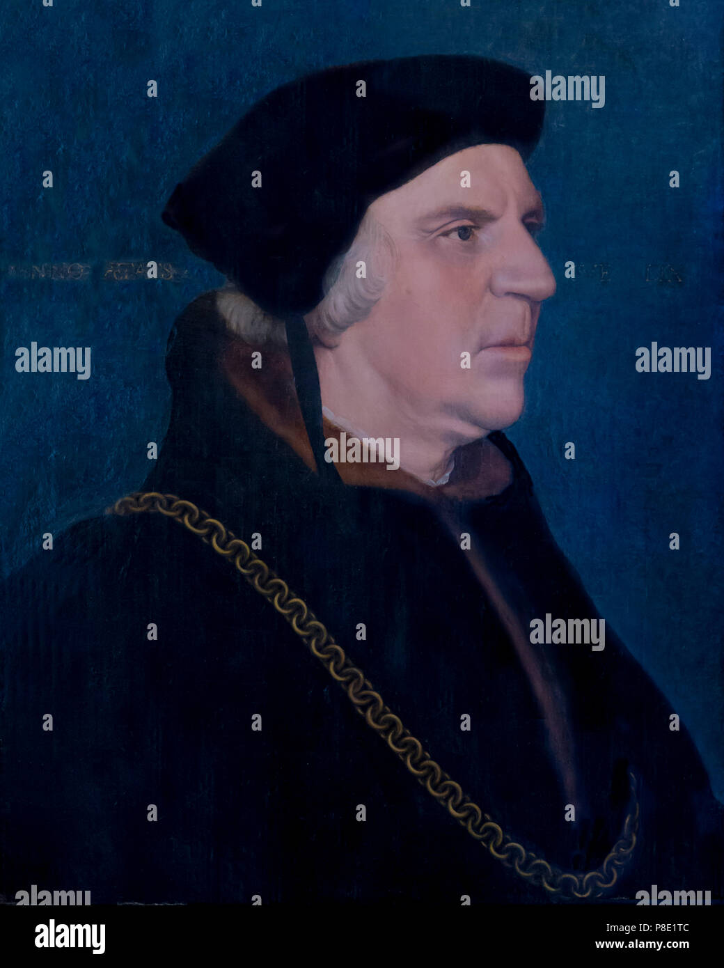 Portrait of Sir William Butts, Hans Holbein the Younger, circa 1543, Isabella Stewart Gardner Museum, Boston, Mass, Massachusetts, North America, US,  Stock Photo