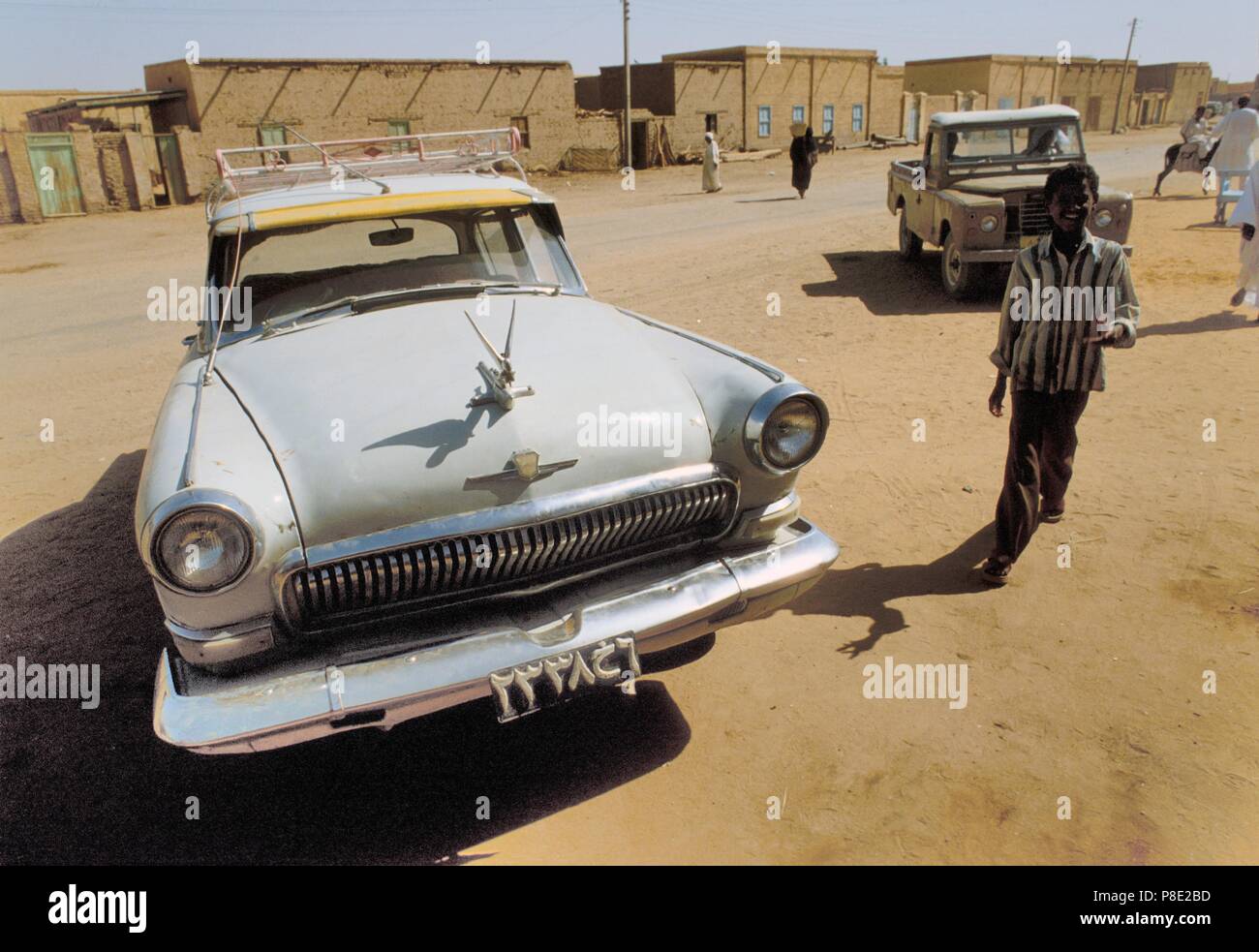 Northern Sudan, old car at the market of Shendi village Stock Photo - Alamy