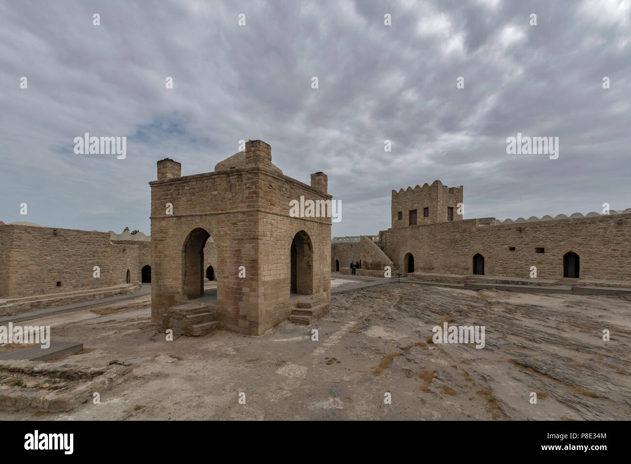 The Temple of Eternal Fire, Ateshgah , Baku ,Azerbaijan Stock Photo