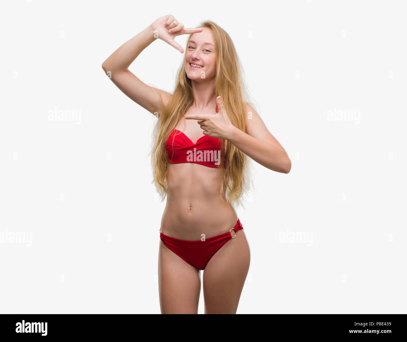 Young caucasian girl wearing bikini hi-res stock photography and images -  Page 8 - Alamy