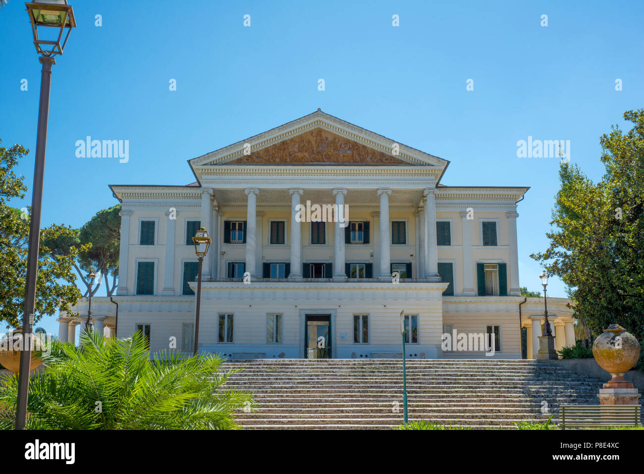 Rome, Villa Torlonia - Casino Nobile Stock Photo - Alamy