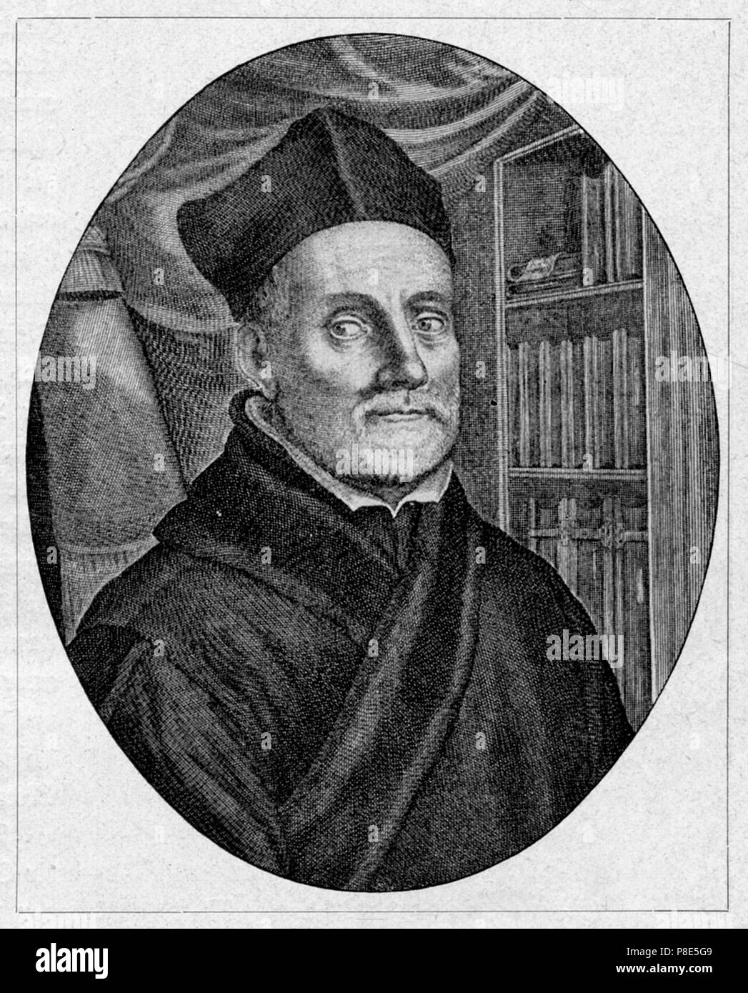 Kircher, Athanasius (1602-1680), Jesuit and scholar. After a copper engraving from the 17th century,    1902 Stock Photo