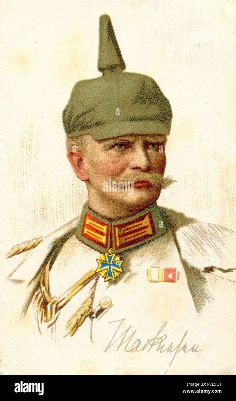 Mackensen,  August von (1849-1945), Field Marshal and Army commander in the First World War, Stock Photo