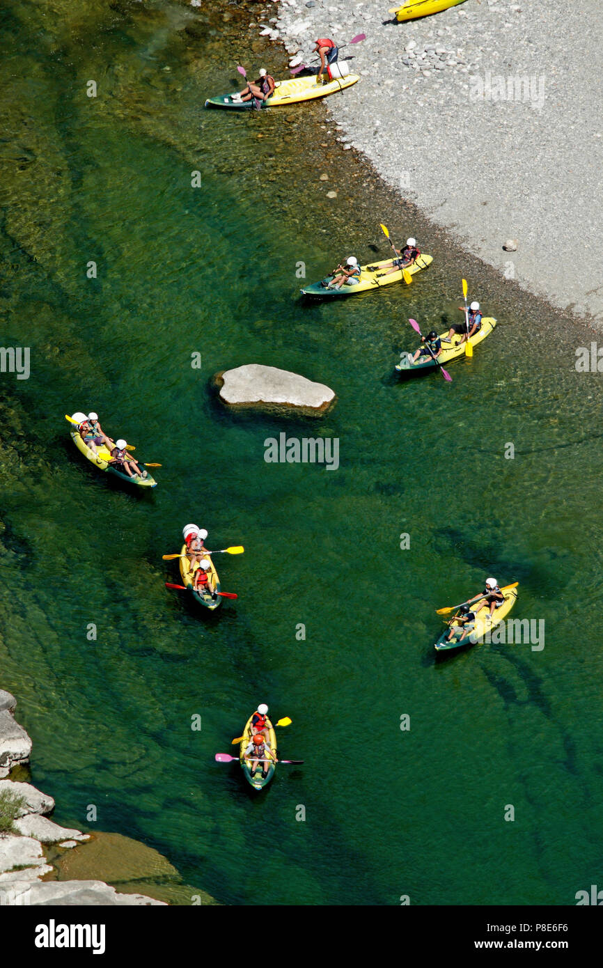 Canoe On River Herault High Resolution Stock Photography And Images Alamy