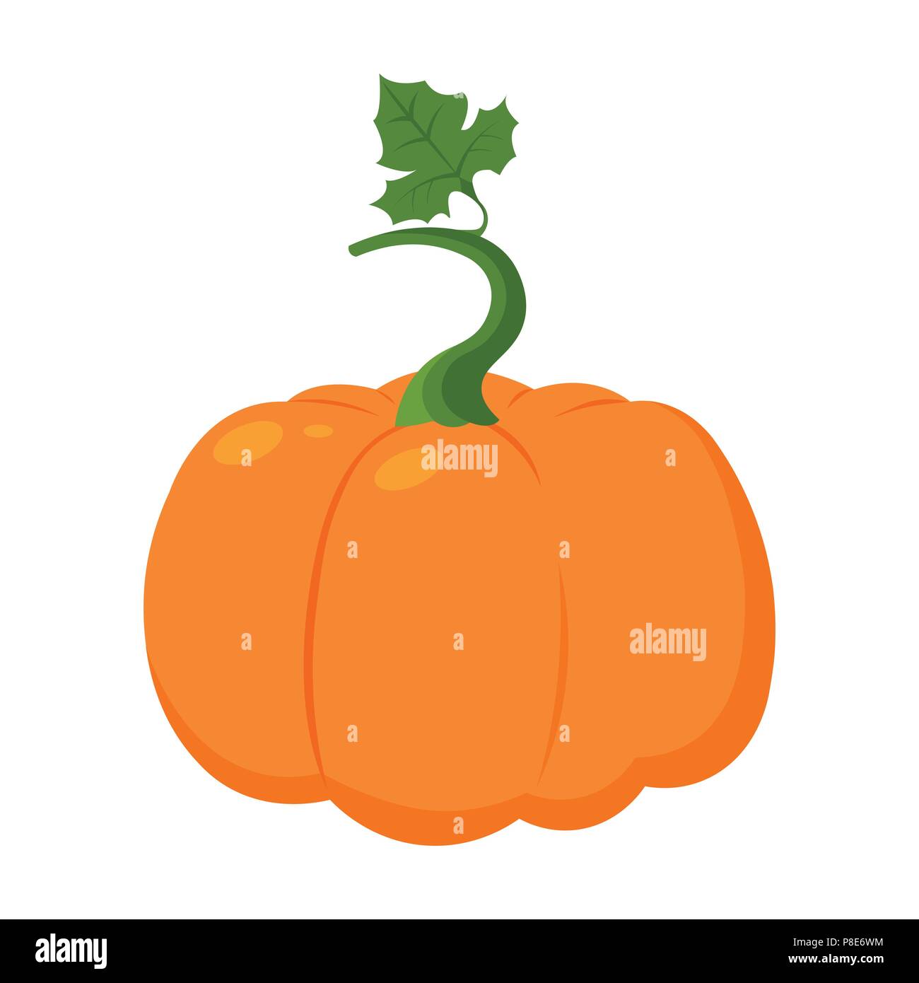 Pumpkin icon cartoon. Single plant icon from the big farm, garden,  agriculture cartoon Stock Vector Image & Art - Alamy