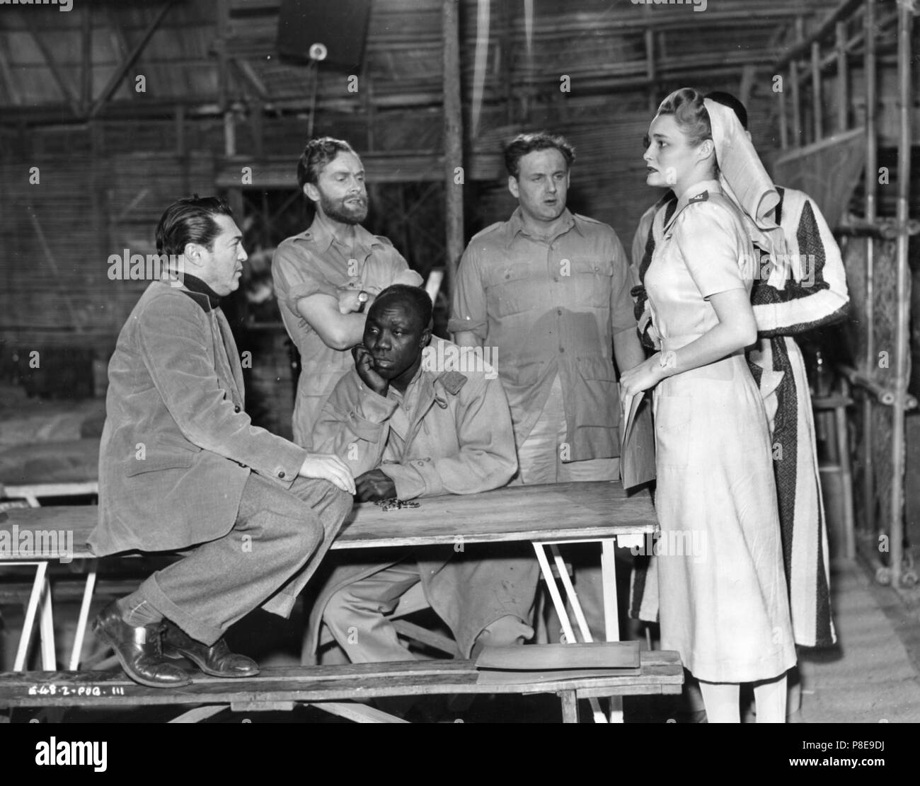 The Hasty Heart (1949) Patricia Neal, Film Director Vincent Sherman, Ralph Michael,     Date: 1949 Stock Photo